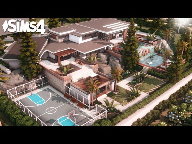 Luxury Mansion I Celebrity Home I Part 1- The Sims 4 - GTA inspiration Build