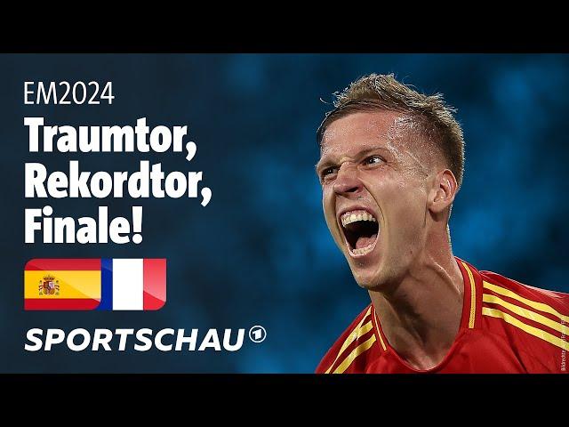 Spanien – Frankreich Highlights EM 2024 Halbfinale | Sportschau Fußball