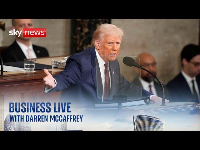 How big of a 'disturbance' could the Trump tariffs be? | Business Live with Darren McCaffrey