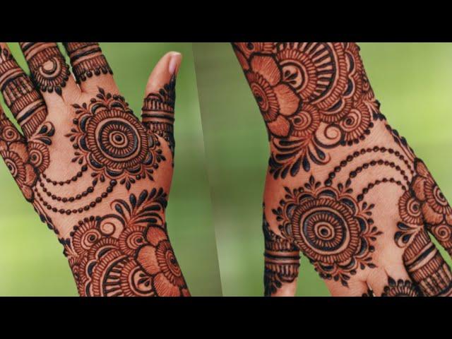 New year Stylish Arabic Henna Design/Easy back hand Mehandi/mehndi design/easy & simple mehndi