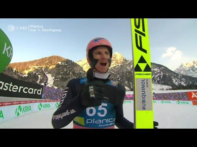 Karl Geiger gewinnt das Freitagsfliegen in Planica nach nur einem Durchgang - 232,0m