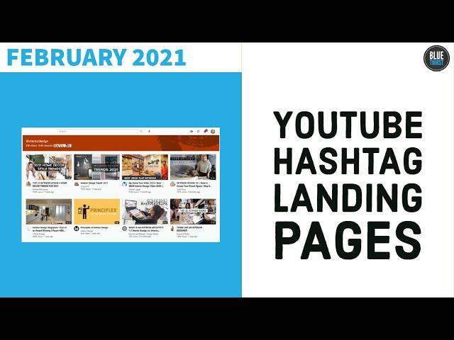 YouTube Hashtag Landing Pages