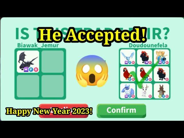 First Video in 2023! What People Trade For Mega Neon Shadow Dragon? | Part 29 | Roblox Adopt Me