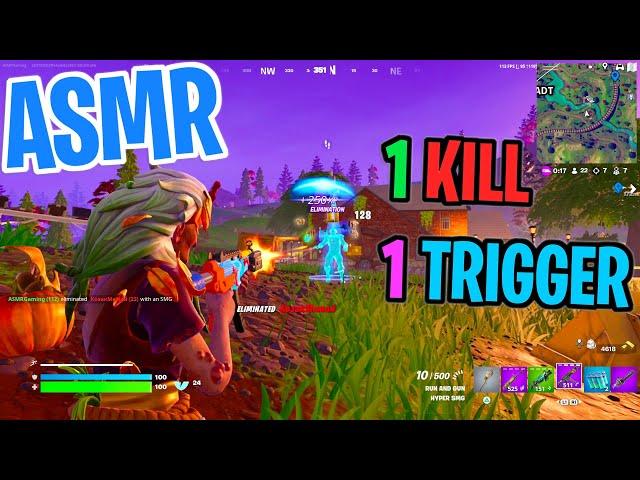 ASMR Gaming  Fortnite 1 Kill = 1 Trigger Relaxing Mouth Sounds  Controller Sounds + Whispering 