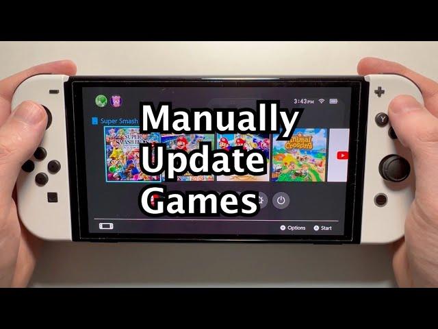 Nintendo Switch: How to Manually Update Games