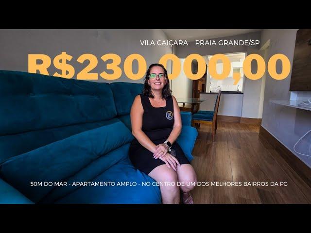 ️ A 50m da Praia!  O APARTAMENTO DOS SONHOS na Vila Caiçara - Praia Grande! 