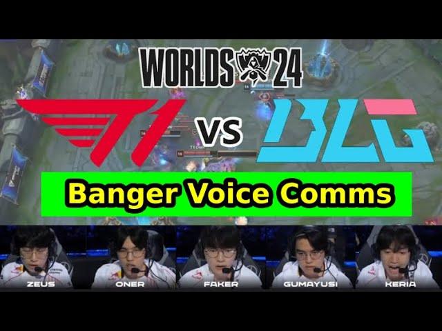 【Worlds Final】T1 vs BLG MIC CHECK | Faker: Save Me~; Keria: If It's ON, We Can End (Translated)