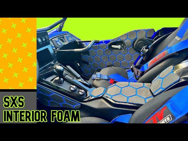 CHEAP SXS CUSTOM INTERIOR!! COMFORTABLE WATERPROOF FOAM PADDING OFF-ROAD INSTALL