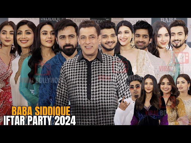 Celebrities arrives at Baba Siddique Iftar Party 2024 | Salman Khan, Munawar Faruqui, Preity, Shilpa