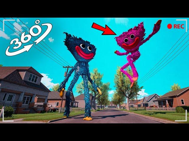 VR 360° Poppy Playtime Huggy Wuggy and Kisi Missy funny horror animation / Part 2