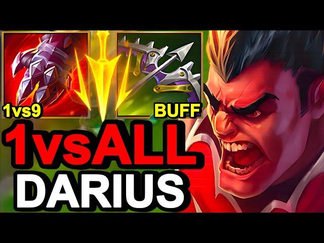 Wild Rift China Darius Top - 28KILL PENTA !? NEW Lethal Tempo Darius Build Runes