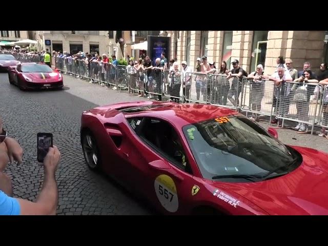 1000 Miglia 2023 Ferrari Tribute - 13 giugno passaggio a Verona