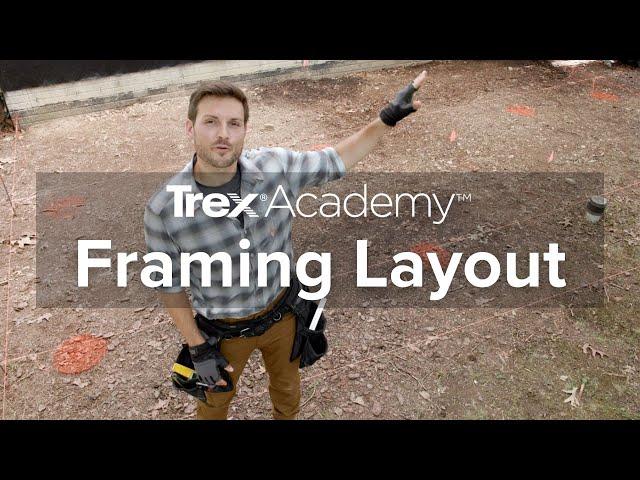 Deck Framing Layout | Trex Academy