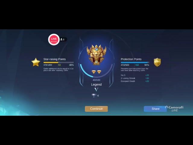 Sam's Gaming Channel's broadcast Rank up  Road to Mythic#mobilelegend