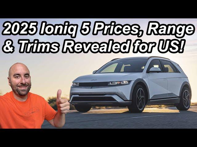 2025 Ioniq 5 Pricing, Range & Trims Announced! | More Info About NACS Charging Too