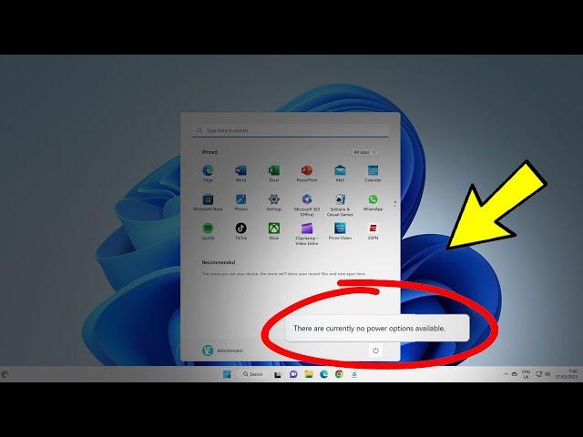 Fix There are currently no power options available in Windows 11 ( 3 Methods ) ️