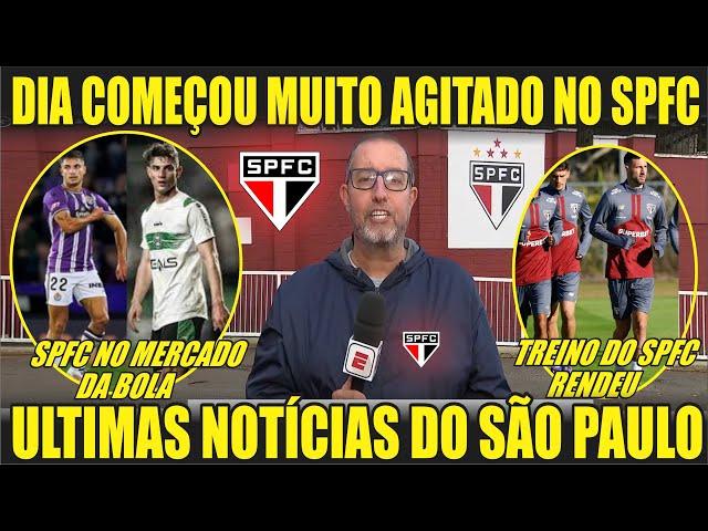 ULTIMAS NOTÍCIAS DO SÃO PAULO HOJE! SPFC NOTÍCIAS DE HOJE! SPFC PLAY! SPFCTV!