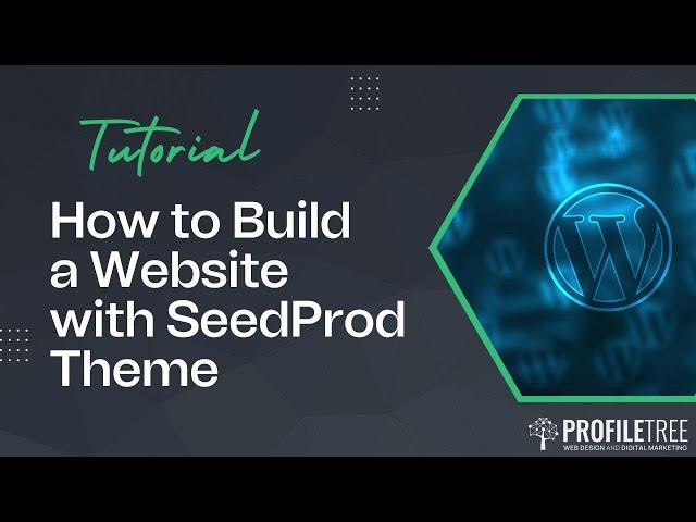 How to Build a Website with SeedProd Theme | Website Builder | WordPress | SeedProd Theme Tutorial.