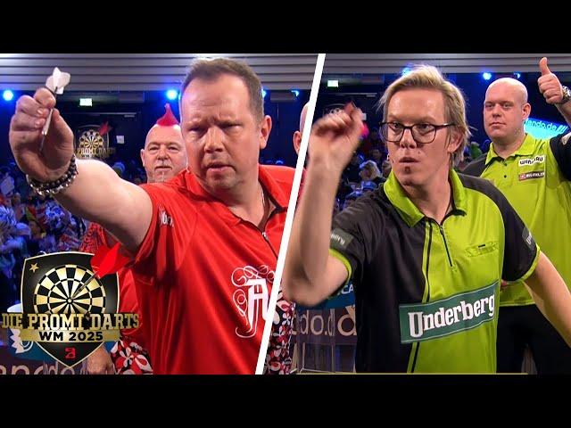 Wolff Fuss macht die 130!! Simon Gosejohann & M. v. Gerwen vs. W. Fuss & P. Wright