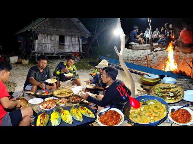 Hari ke 6 di PULAU TERPENCIL, makan seafood fresh tinggal cari ke Laut - Clean Up Beach