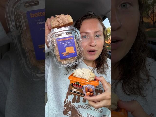 Texas Roadhouse vs. Walmart Honey Cinnamon Butter  | Food Review #texasroadhouse #fastfood