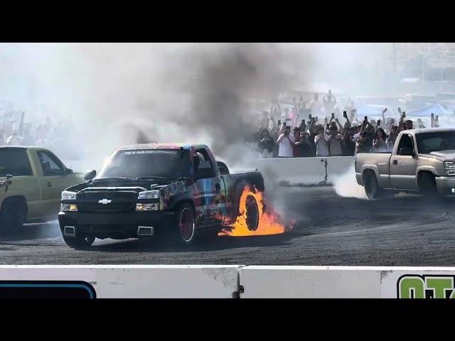 OnDGas & Life on Limiter at tricities DTP Truck event #ondgas #chevrolet #burnout #lifeonlimiter