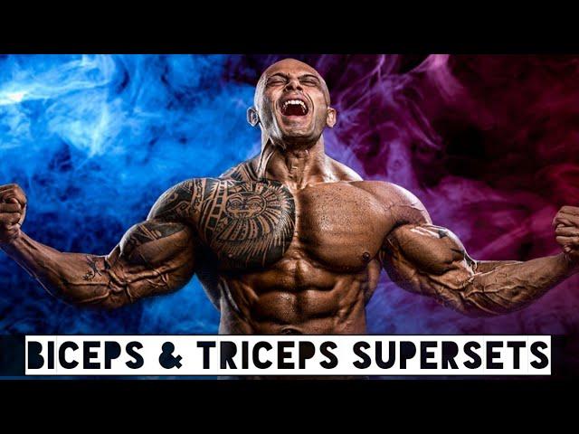 Biceps & Triceps Supersets | Indian Rock | Dipak Nanda | My Favourite Arms Workout