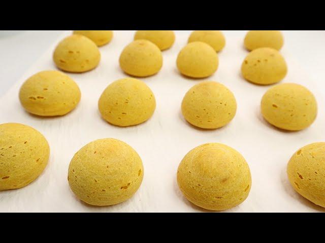 Pumpkin Mochi Bun| Everyone have to try this | 버니파이 非预拌粉南瓜麻薯包   恐龙蛋 韓國南瓜麻糬麵包 南瓜面包 南瓜美食