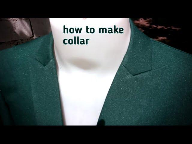 HOW TO MAKE SUIT COLLAR. HOW TO SEW SUIT COLLAR.