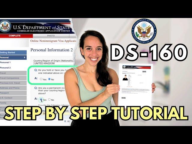 HOW TO FILL OUT Form DS-160 Correctly! | Step-by-Step Guide 2024 | K1 USA Visa Application