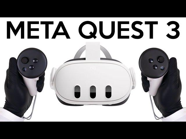 Unboxing The Next Generation of Virtual and Mixed Reality The Meta Quest 3 Headset - ASMR