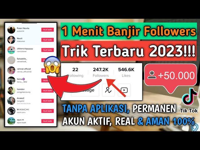 CARA MENAMBAH FOLLOWERS TIKTOK DENGAN CEPAT || Terbaru 2023!!