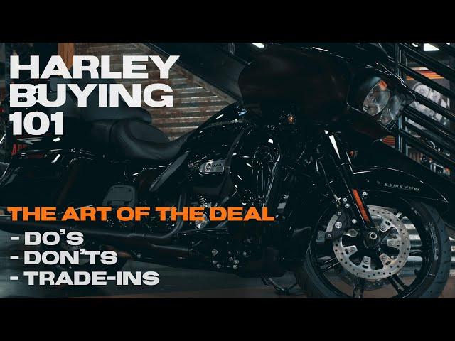 How to get the best deal when buying a Harley Davidson.