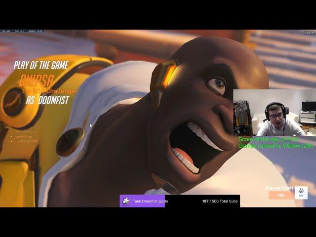 Overwatch 2 Rank 1 Doomfist Chipsa Popped Off With 26 Elims -POTG-