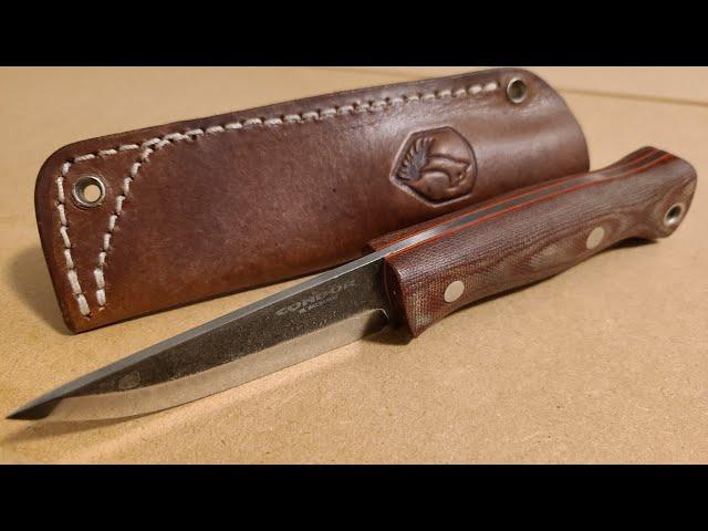 Condor Trivitatta Puukko in 1095hc steel.