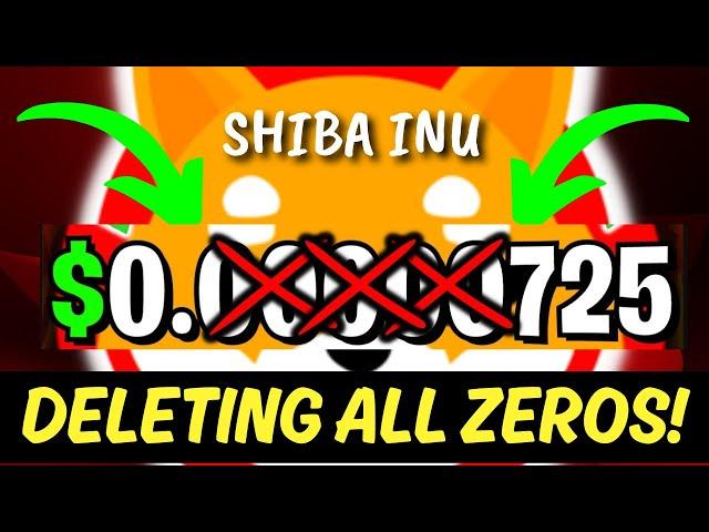 SHIBA INU: SHYTOSHI PROMISES TO DELETE THREE ZEROS SHIBA INU THIS WEEK!! - SHIBA INU COIN NEWS TODAY