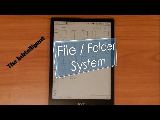 Onyx Boox Note Pro Review Part 5 (File / Folder System)