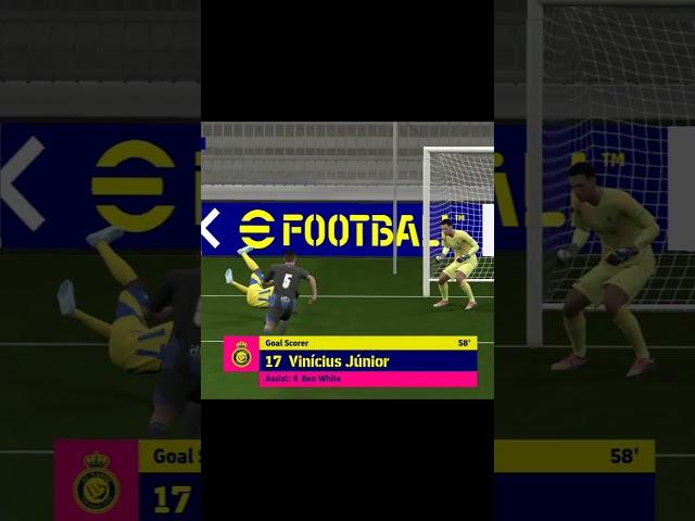 Vini Jr's Unbelievable volley  / #pes / #efootball 2025 / #Gaming Hub