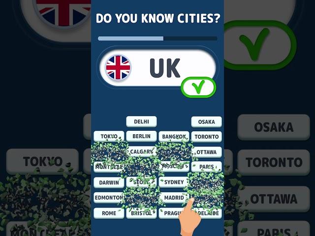 Think quick, tap faster!  #GeoChallenge