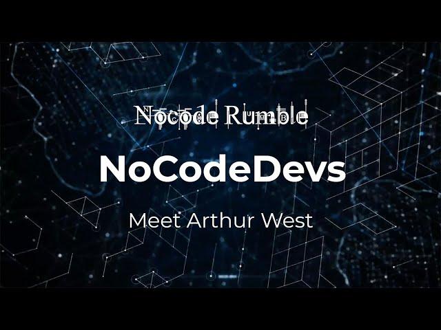 𝗠𝗲𝗲𝘁 𝗔𝗿𝘁𝗵𝘂𝗿 𝗪𝗲𝘀𝘁 • NoCodeDevs.com