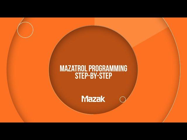 MAZATROL Programming Step-By-Step