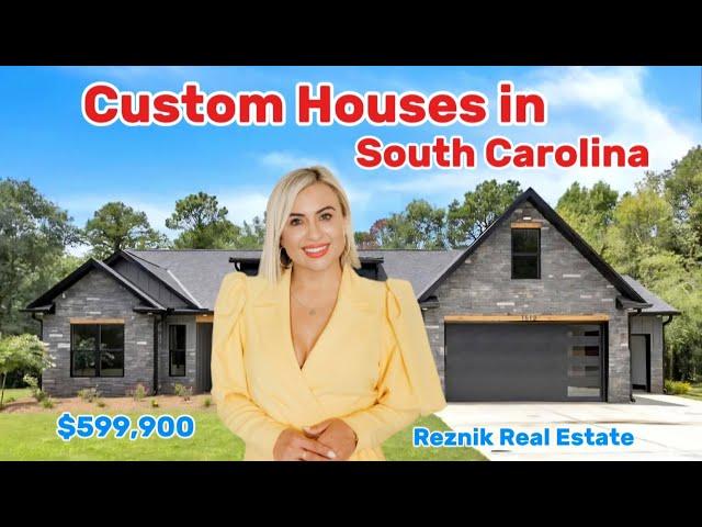 Custom HOMES in South Carolina/Обзор Недвижимости в США/Необыкновенной Дом возле Lake RAMP/REZNIK 