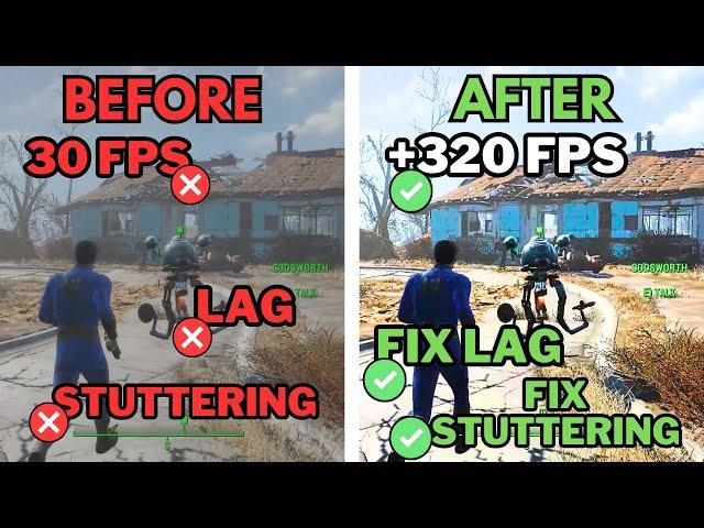 Fallout 4 NEXT-GEN Optimization! Boost FPS, Fix Lag & Stuttering!