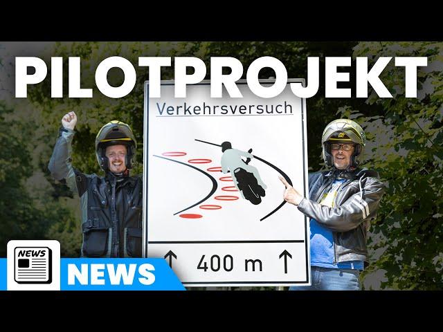 Pilotprojekt im Straßenverkehr: Motorradfahren sicherer machen