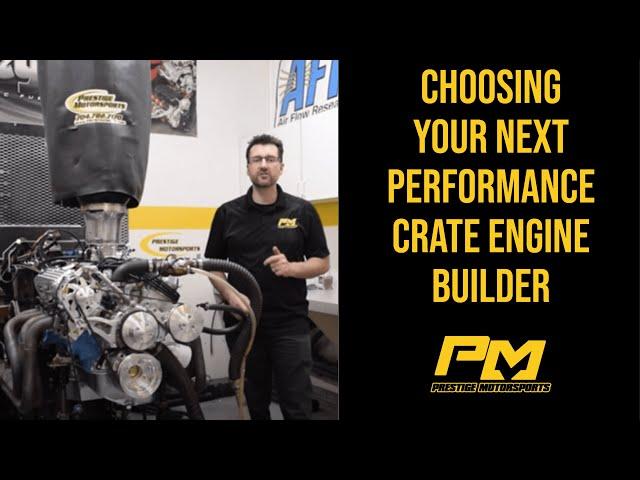 Choosing Your Next Performance Custom Crate Engine Builder