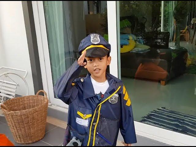 น้องออมสิน / Aomsin Kid EP11 ชุดตำรวจของออมสินน้อย The Police man