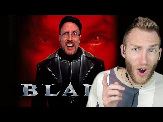 HE'S FROM THE DEADPOOL MOVIE!! Reacting to "Blade" by Nostalgia Critic