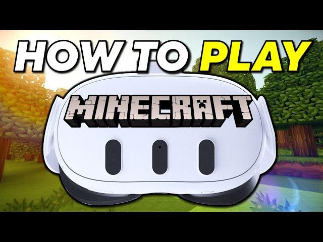 How To Play Minecraft On Quest 3 in 2024. QuestCraft Tutorial