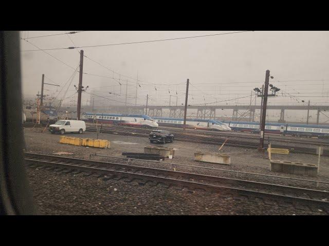 Passing Amtrak's Philadelphia 30th Street Coach Yard