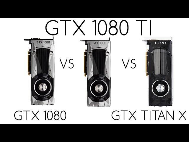 GTX 1080 TI VS GTX TITAN X(PASCAL) VS GTX 1080 Оnly Specs Full HD